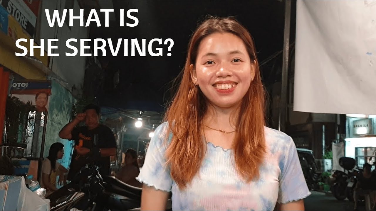 What Does This Cute Manila Girl Street Food Worker Sell?