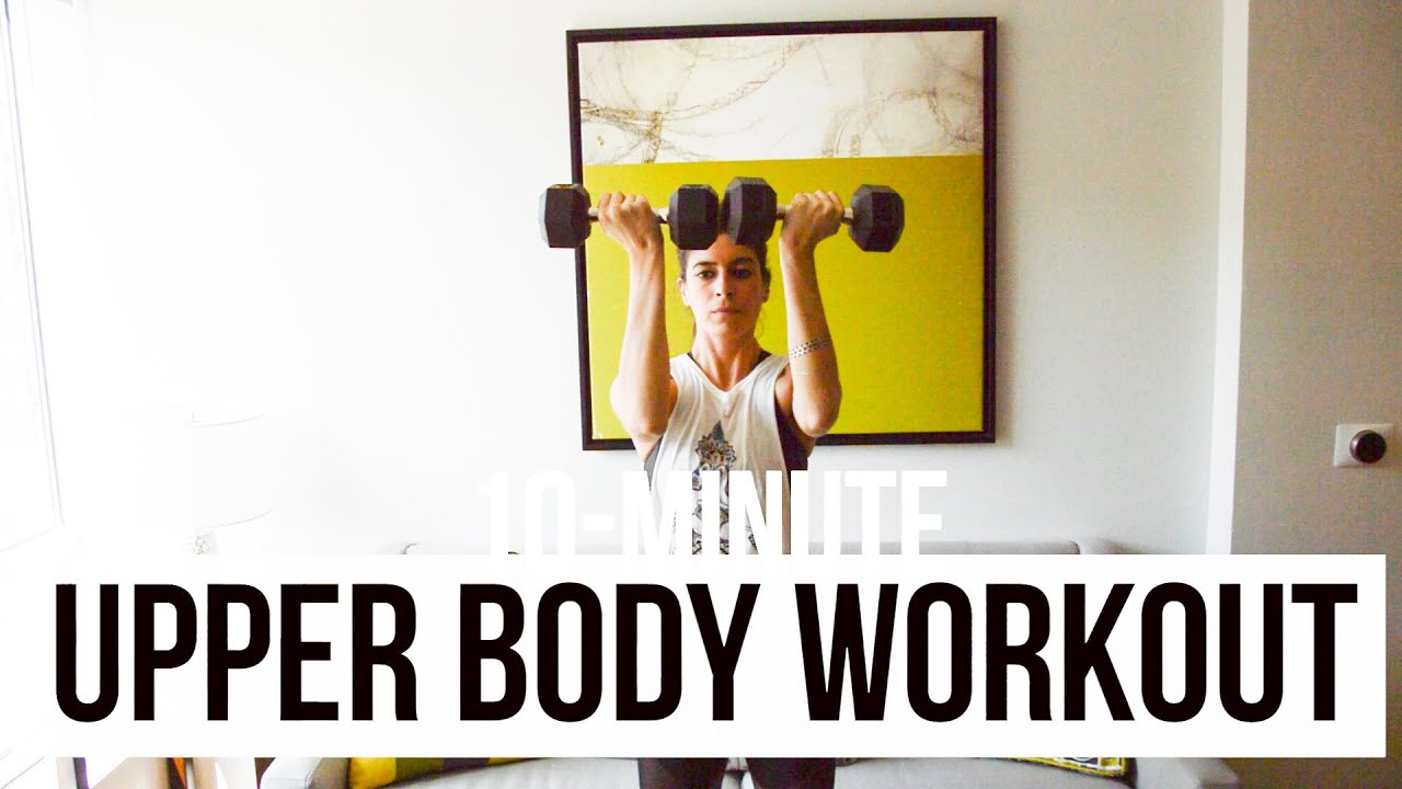 10-Minute Upper Body Workout with Dumbbells