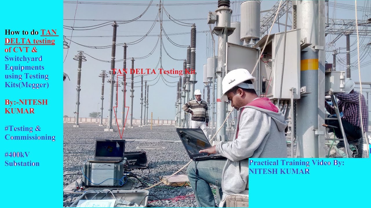{Hindi}How to do Tan Delta Test of CT/CVT/Transformer.Practical Full Explanation.