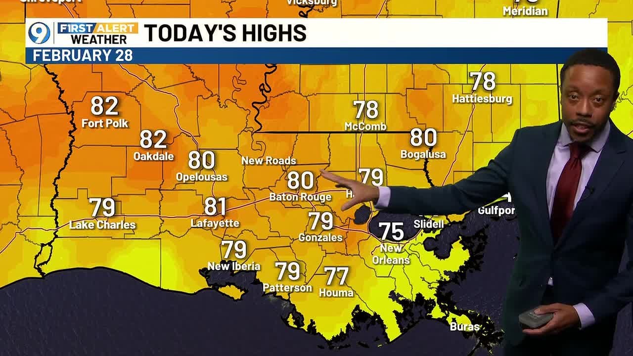 FIRST ALERT 10 PM FORECAST: Saturday, Feb. 28