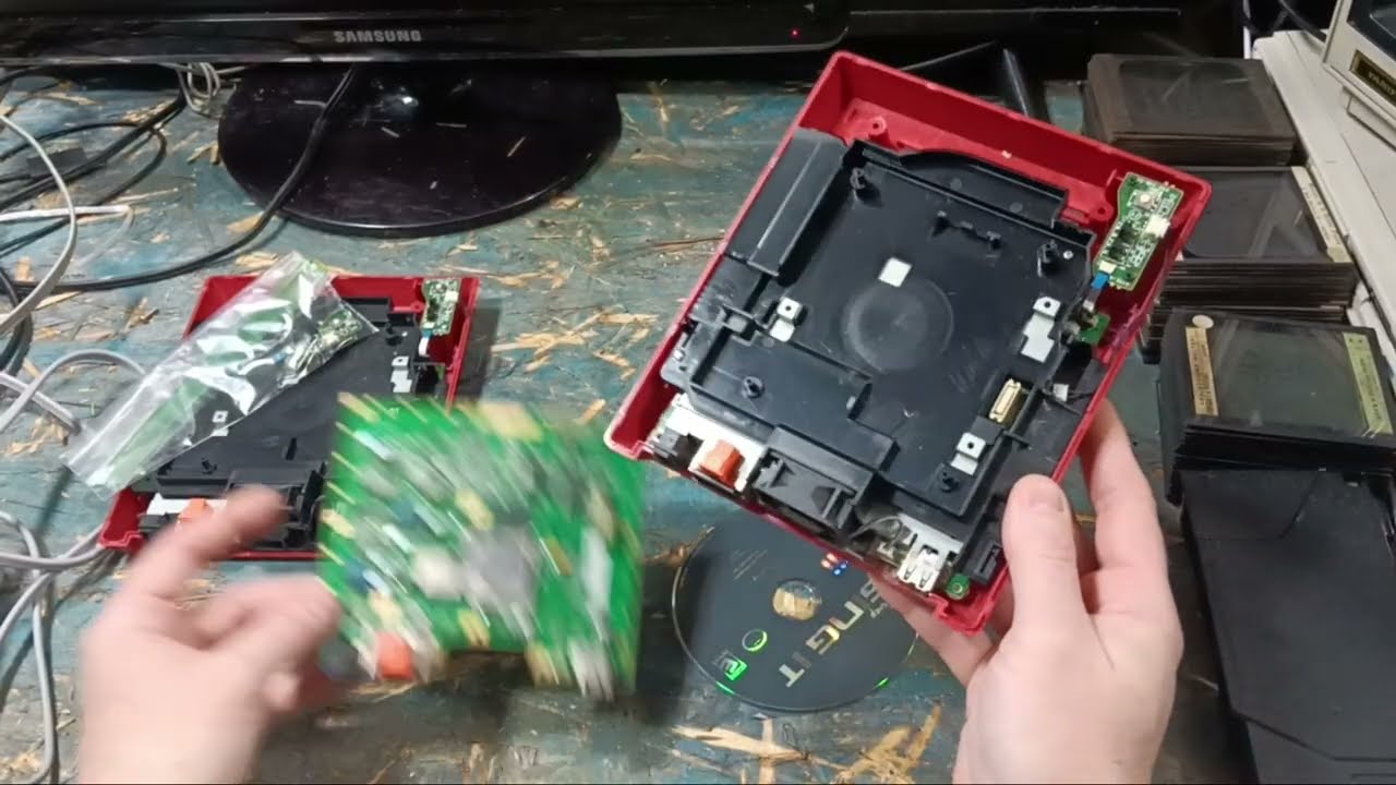Nintendo Wii Mini RVL-201 Motherboard 01 & Lens Assembly Testing 