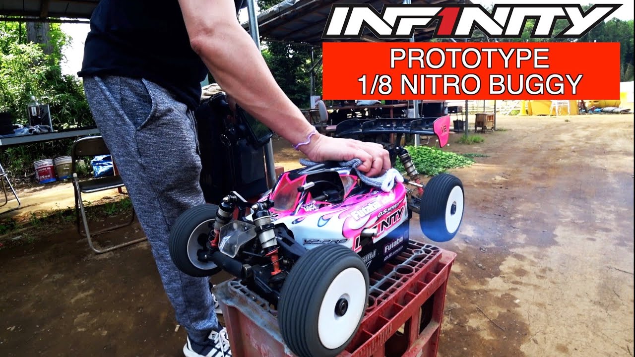 INFINITY PROTOTYPE 1/8 BUGGY TESTING at RC LAND TAKI