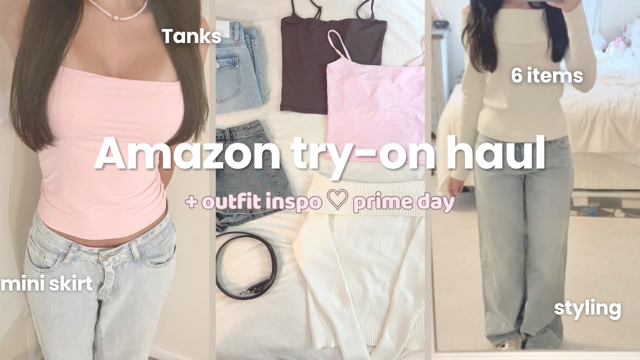 Amazon Try-On Haul ♡ Styling Cute Pieces + outfit ideas