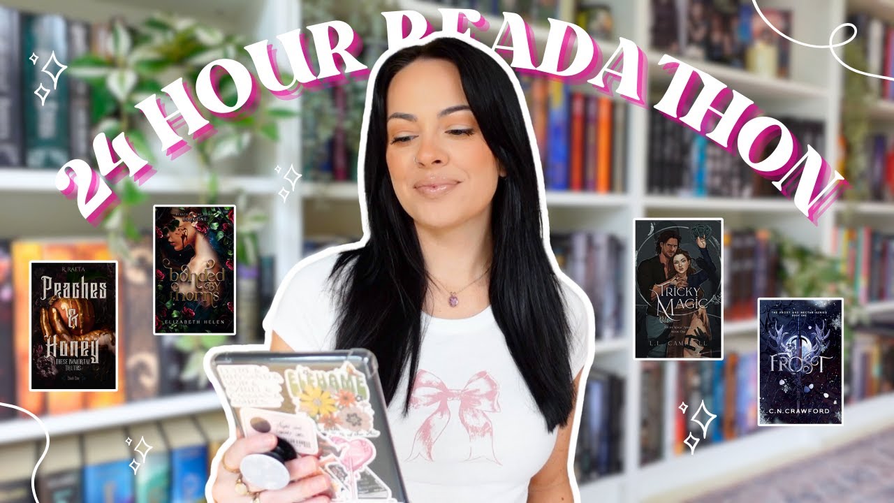 24 HOUR READATHON 📖🎀 reading fantasy romance books for 24 hours