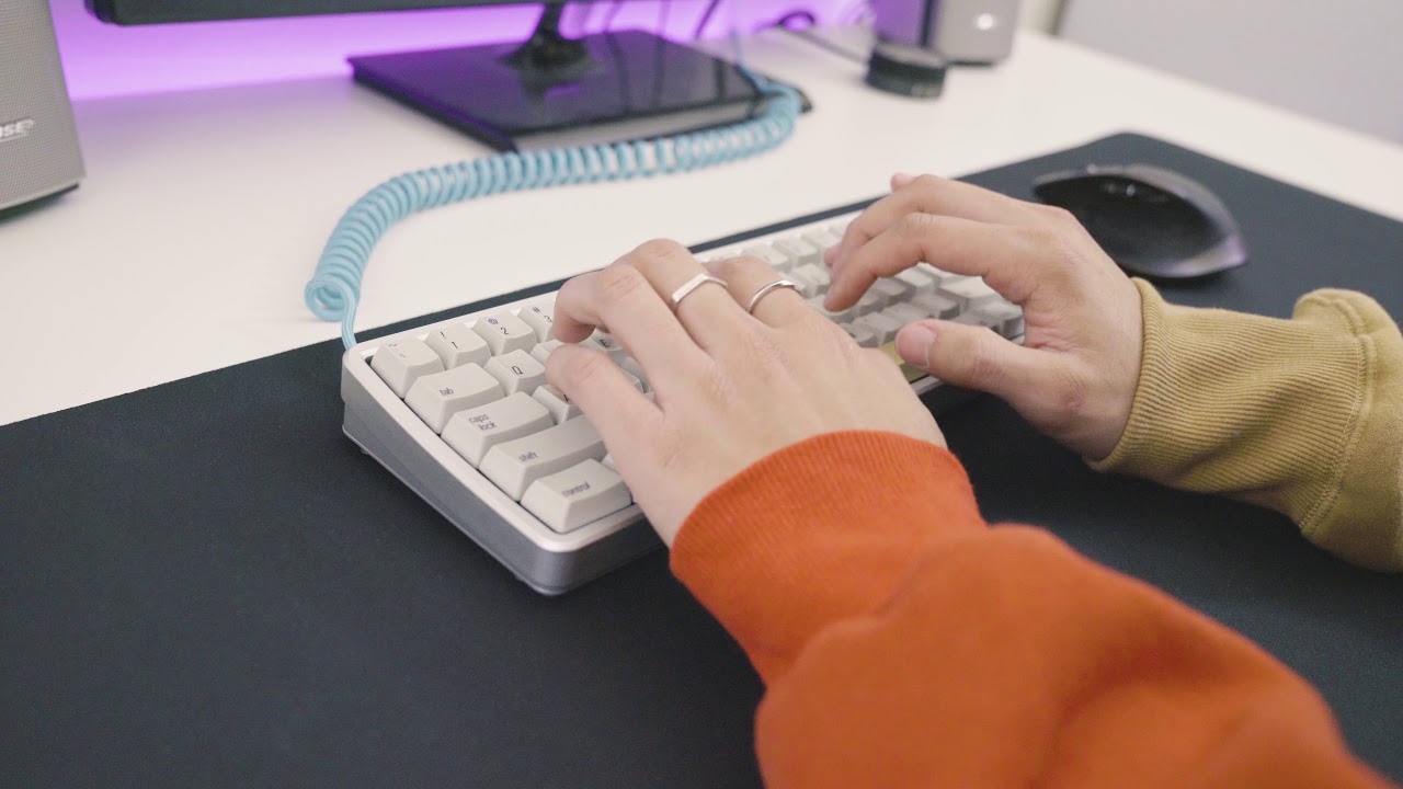 AEK64 with lubed SKCL Green Alps Typing Sounds