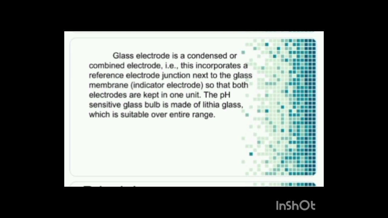 Determination of pH of Solution by Glass electrode method