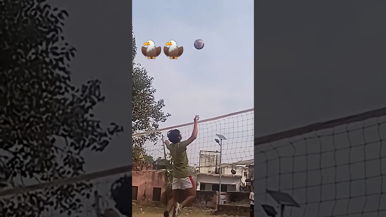 amazing 🏐 spike by middha #trending #haikyu #volleyball