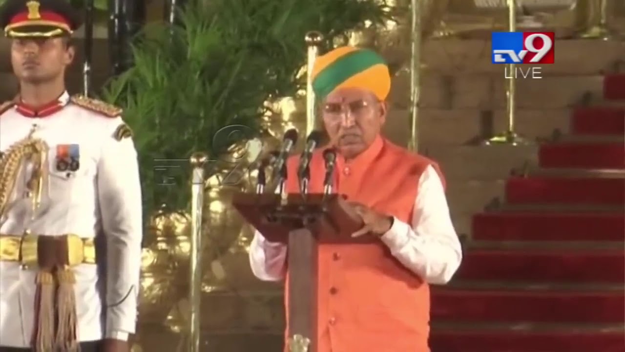 Arjun Ram Meghwal takes oath as Cabinet Minister   TV9