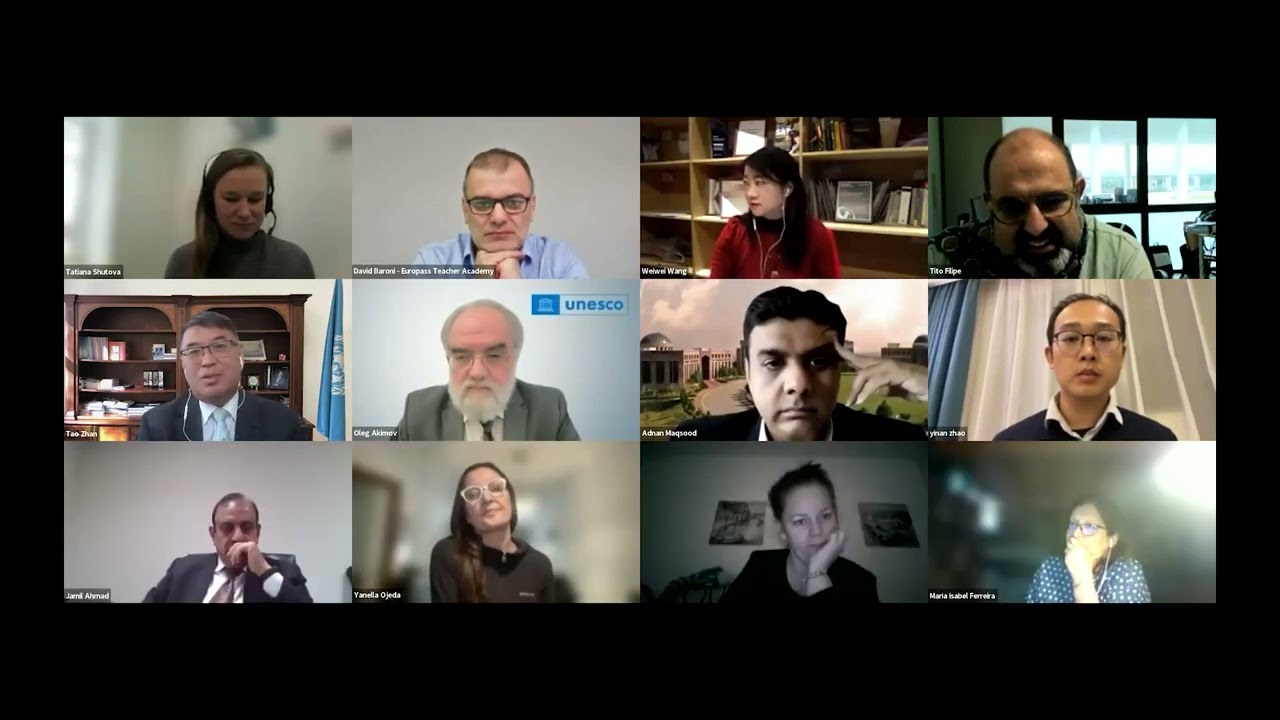 Welcome Addresses from UNESCO IITE, HEDU, Europass Teacher Academy. Key Messages: 2023 GEM Report