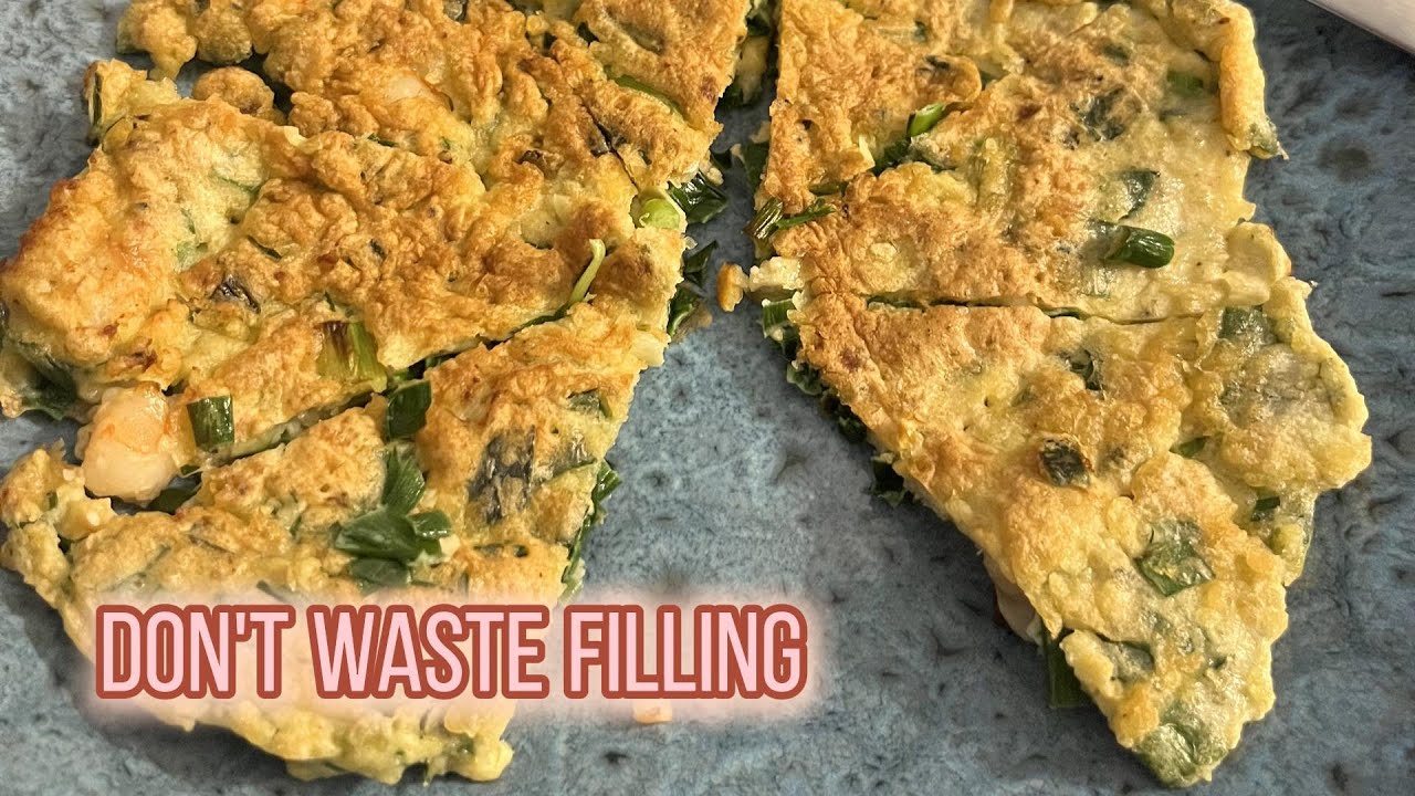Don’t Waste Dumpling Filling | Easy Pancake Idea (With Music)