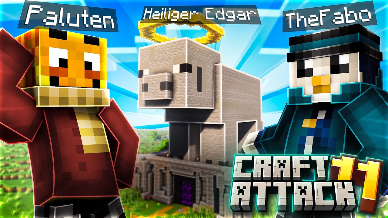 ICH BAUE EINE XXL EDGAR STATUE FÜR PALUTEN IN MINECRAFT