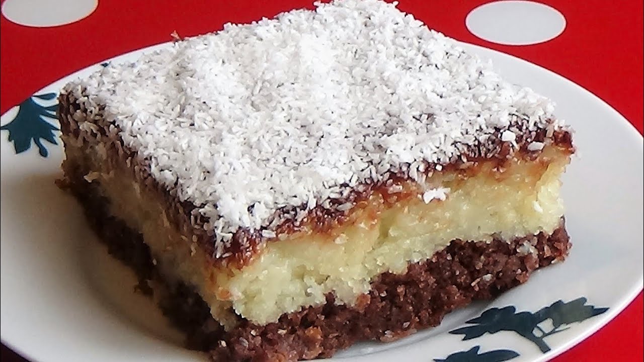 socan Kokos Kolac bez jaja brza priprema sve od jednom bez miksera