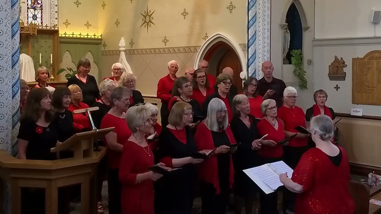 One-minute mash-up from Global Harmony Choir...