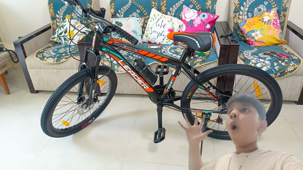 Leader beast 26T MTB cycle with front suspension and dual disk brake under 7,000 rupees