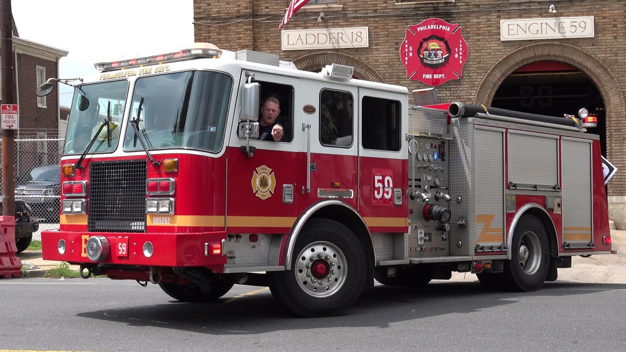 **Spare, SCREAMING Q & Horn**Philadelphia Fire Department Engine 59 Responding