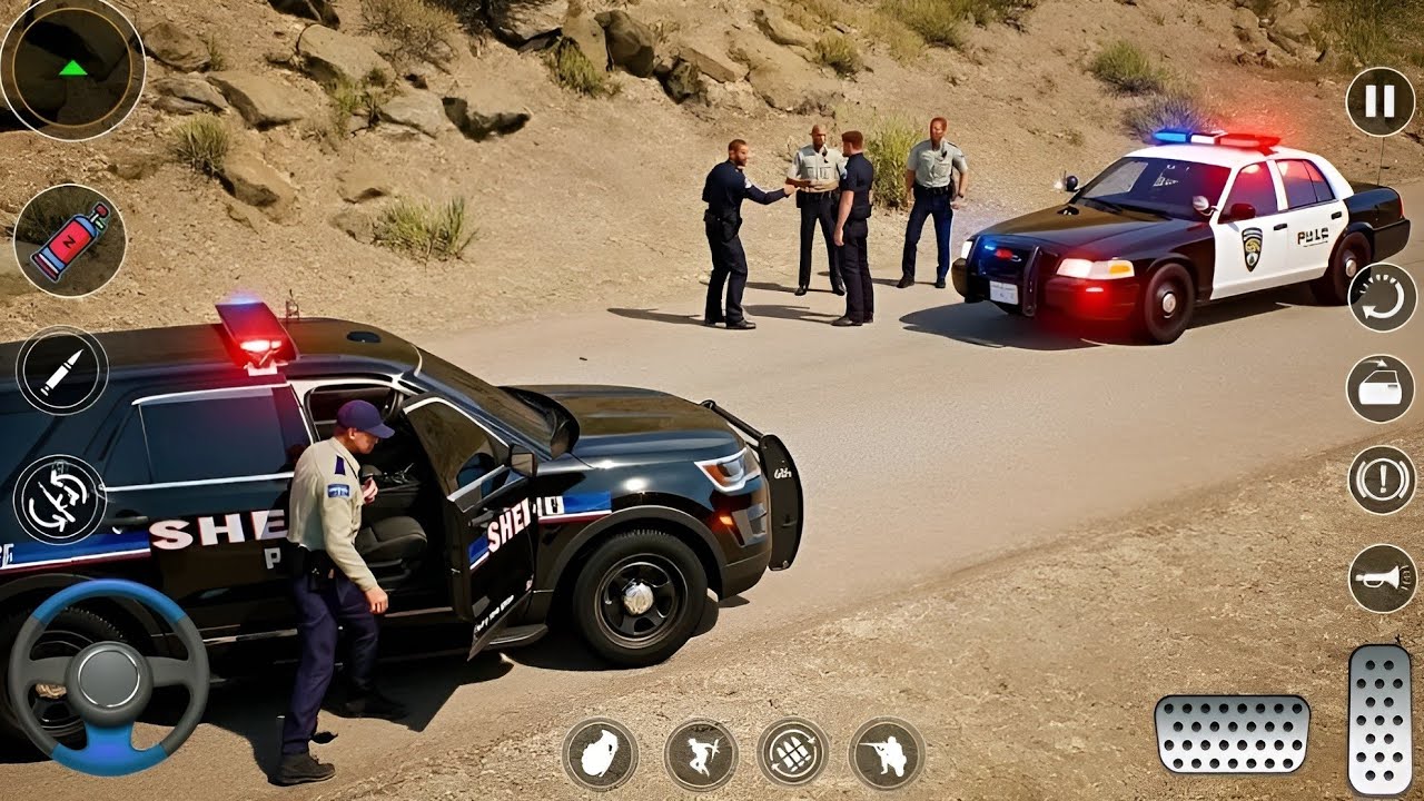 CAN'T ESCAPE! High Speed Police Car and helicopter Chase Simulator 3D Gameplay (Android) 🏎️💨