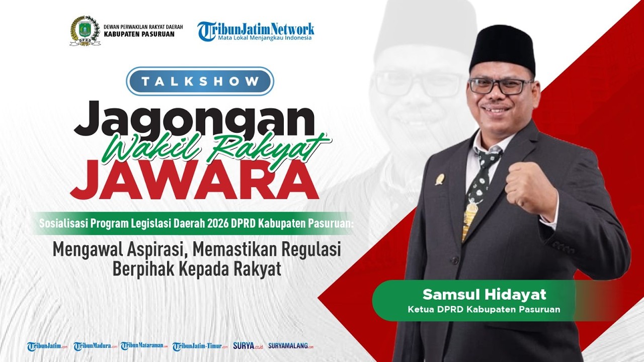 Mengawal Aspirasi, Memastikan Regulasi Berpihak Kepada Rakyat - Talkshow Jawara