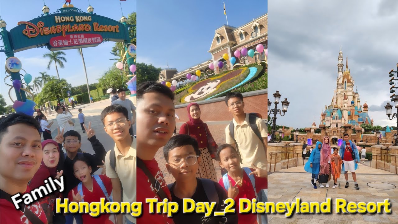 Family Hongkong Trip Day-2 Disneyland Resort