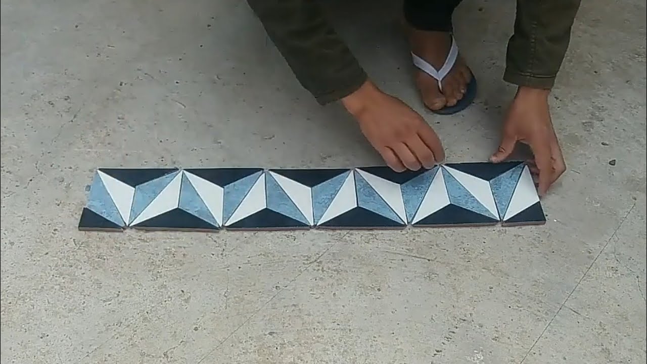 طريقة تنفيد ديكور 3d للعتبة الباب بتفصيل👌👌👌