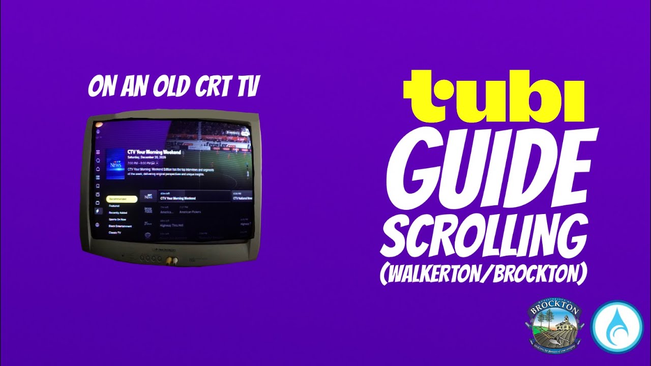 Tubi TV - Guide Scrolling, Walkerton, ON (December 28, 2025)
