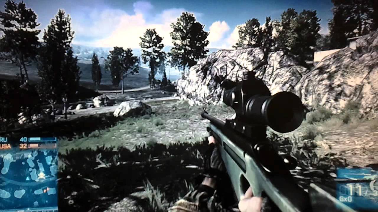 Battlefield 3 Multiplayer Gameplay SV-98 - Aggresive Sniper