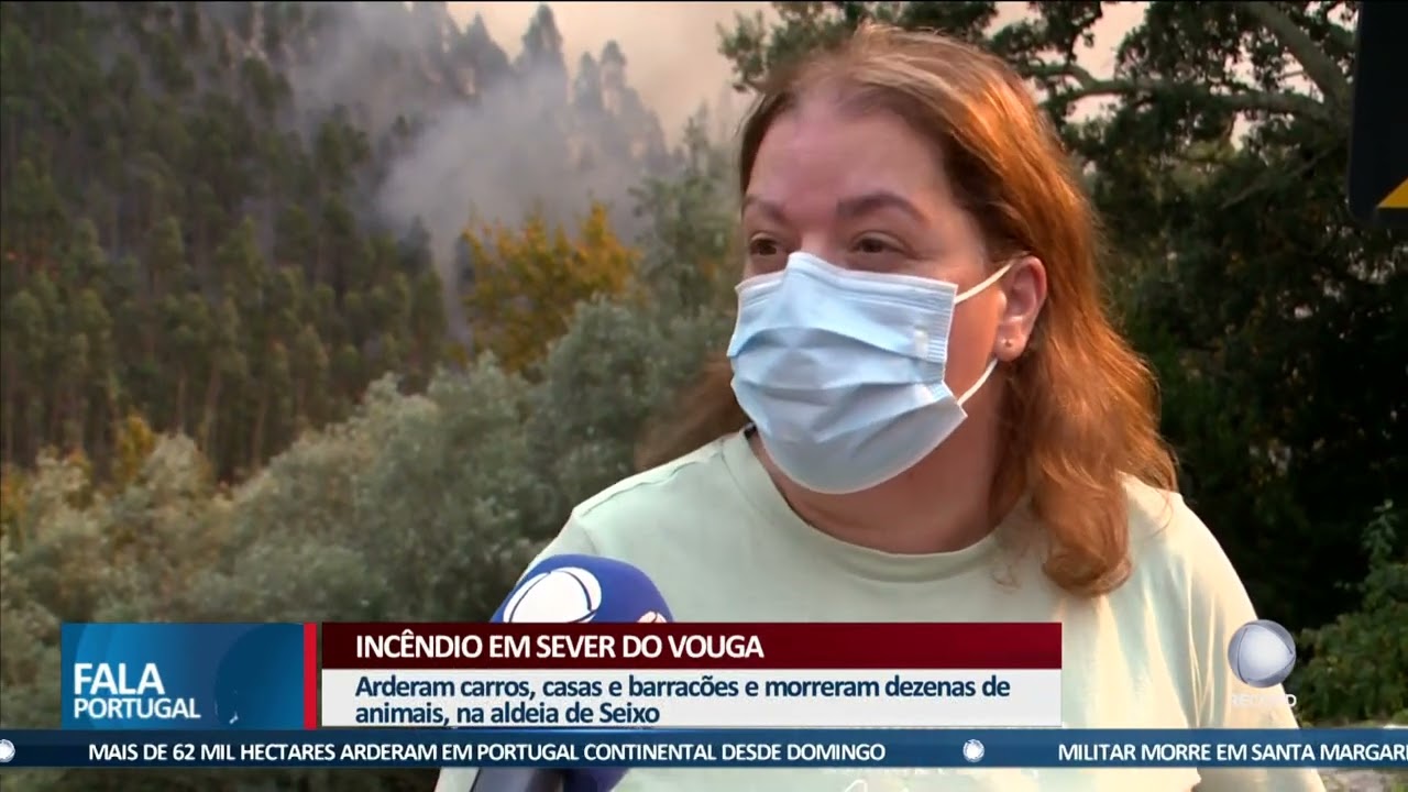 Incêndio em Sever do Vouga