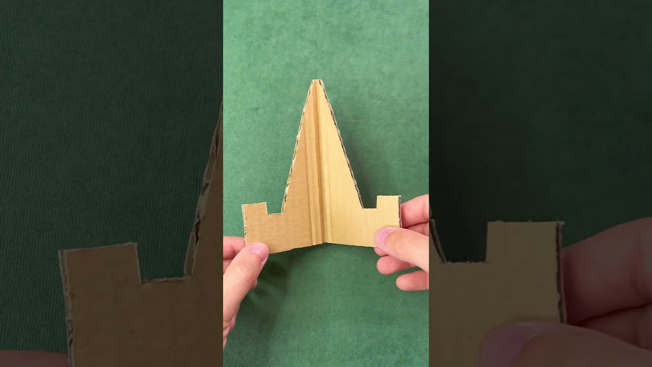 Making Phone Stand with Cardboard #shorts