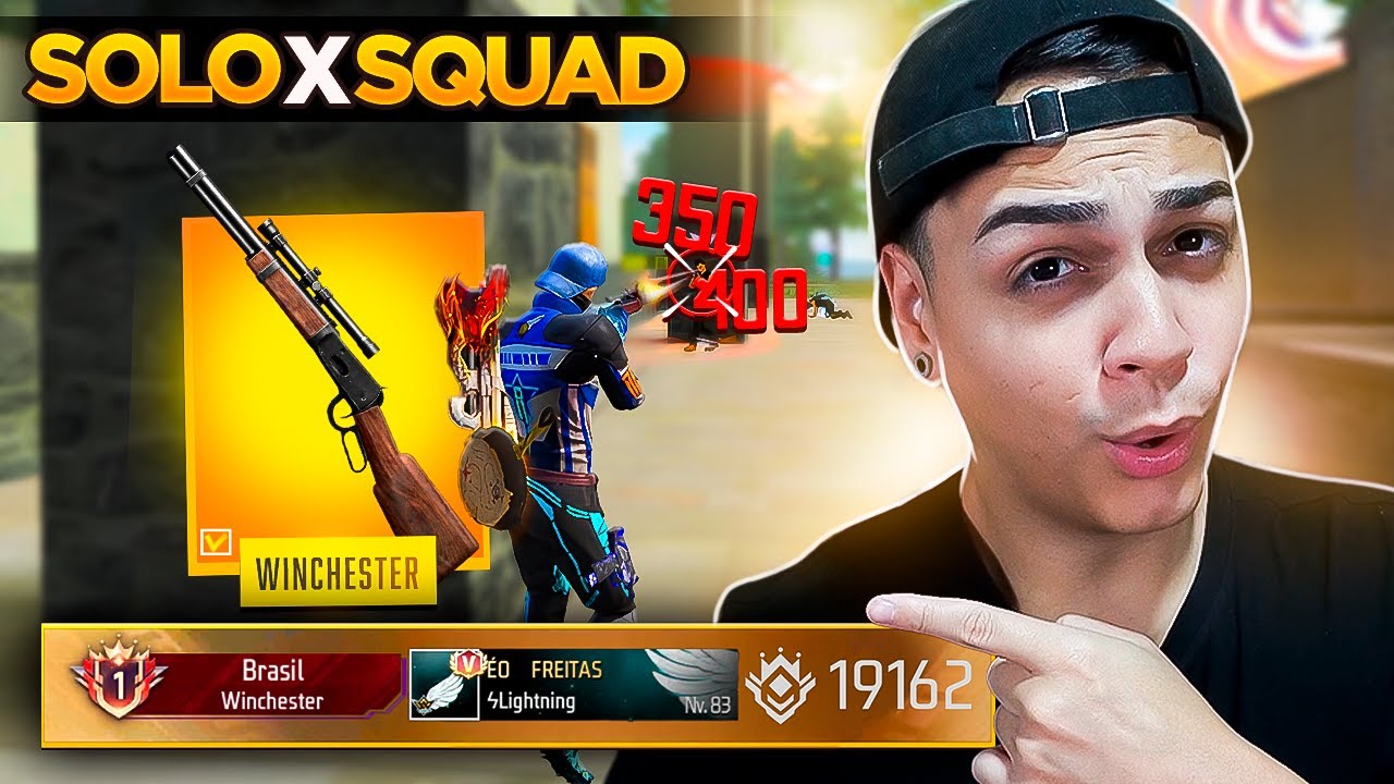 ME TORNEI O MELHOR JOGADOR COM A NOVA WINCHESTER DO FREE FIRE