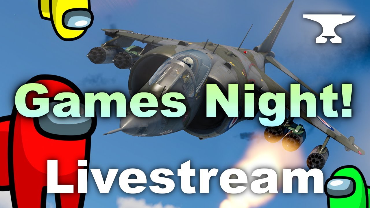 First Ever Games Night! - Livestream