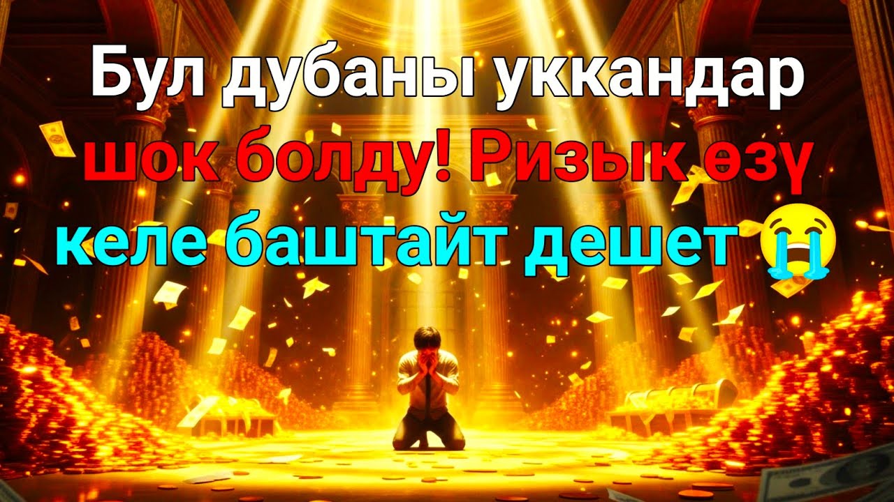 Бул СҮРӨНҮ эч ким айтпайт! Ишенген жок элем 😭 Үйгө береке, чөнтөккө акча чакырган эң күчтүү дуба!