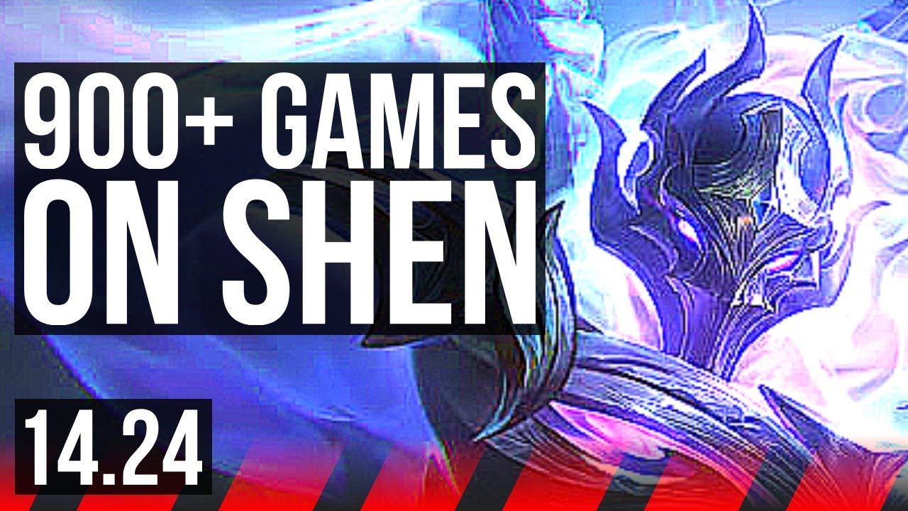 SHEN vs CASSIOPEIA (TOP) | Comeback, 900+ games | KR Master | 14.24