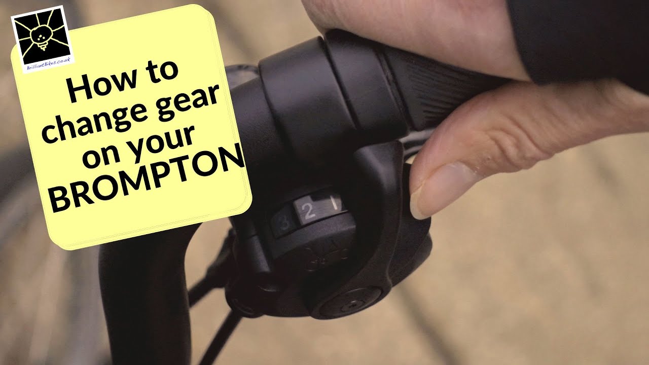 How to change gear on a Brompton folding bike
