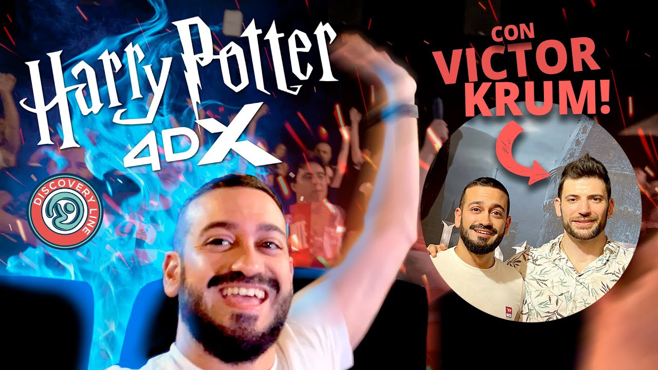 🔴Harry Potter 4 en 4DX: ¡Experiencia inolvidable junto a VICTOR KRUM en persona!