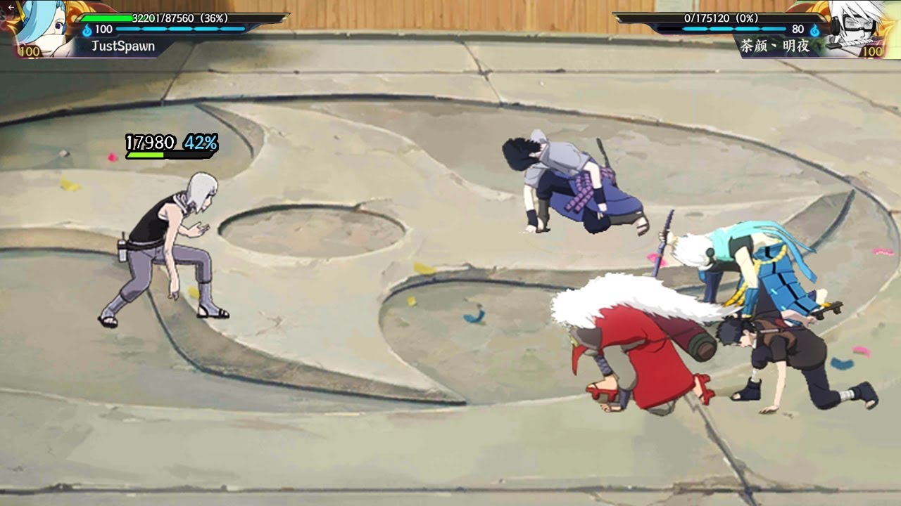 Naruto Online Mobile - Mangetsu VS All