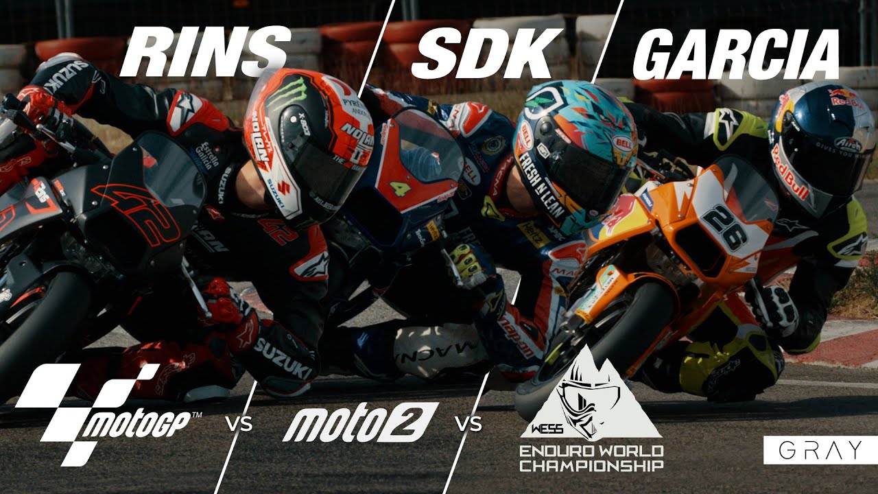 MotoGP vs Moto2 vs EnduroGP