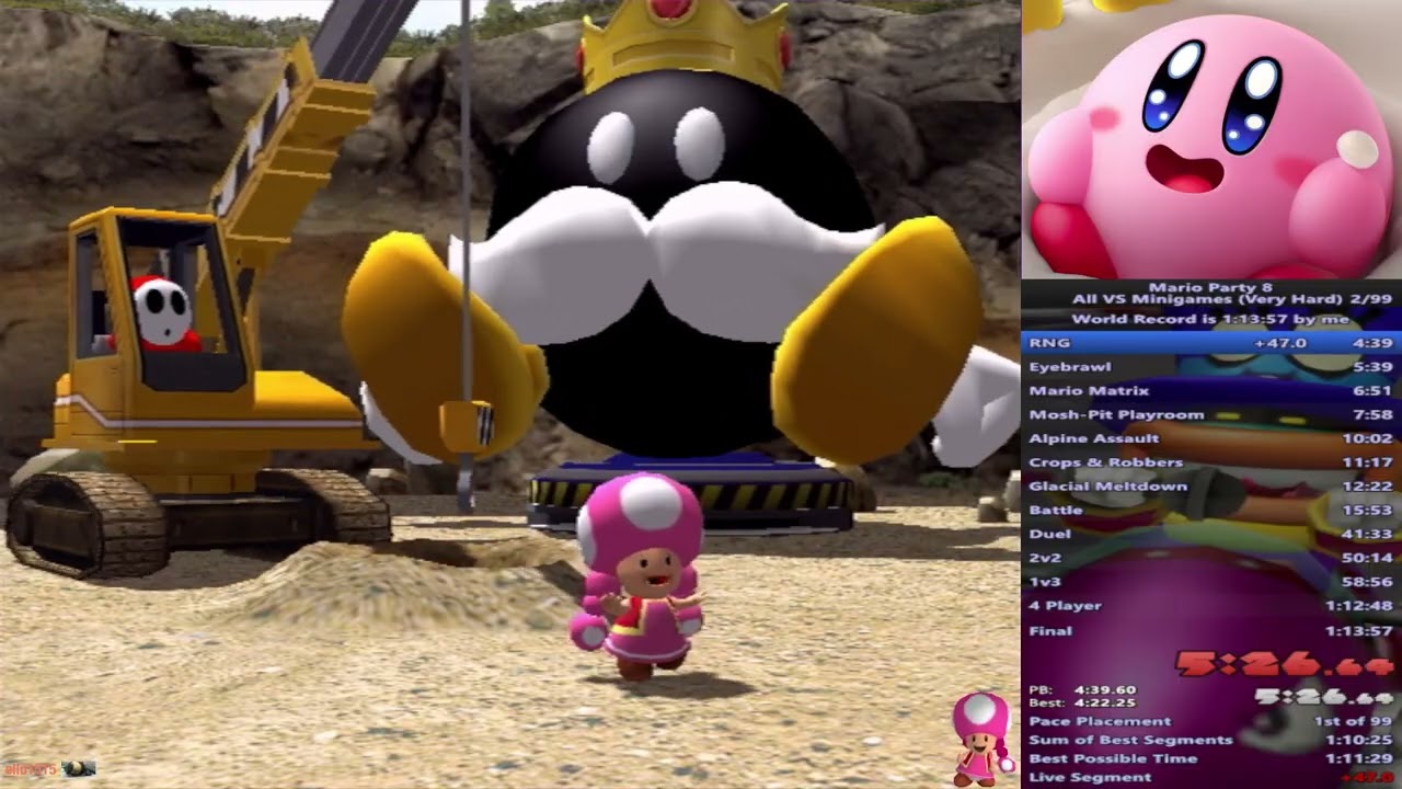 Mario Party 8 All VS Minigames (Very Hard) - 1:14:15