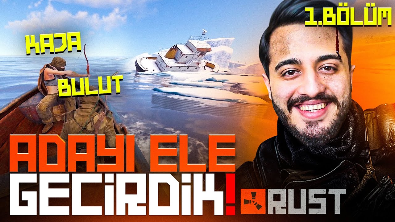 4 AY SONRA RUST! ADAYA YERLEŞTİK! ADA HAYATI ZOR AMA BAŞARICAZ! 1. Bölüm