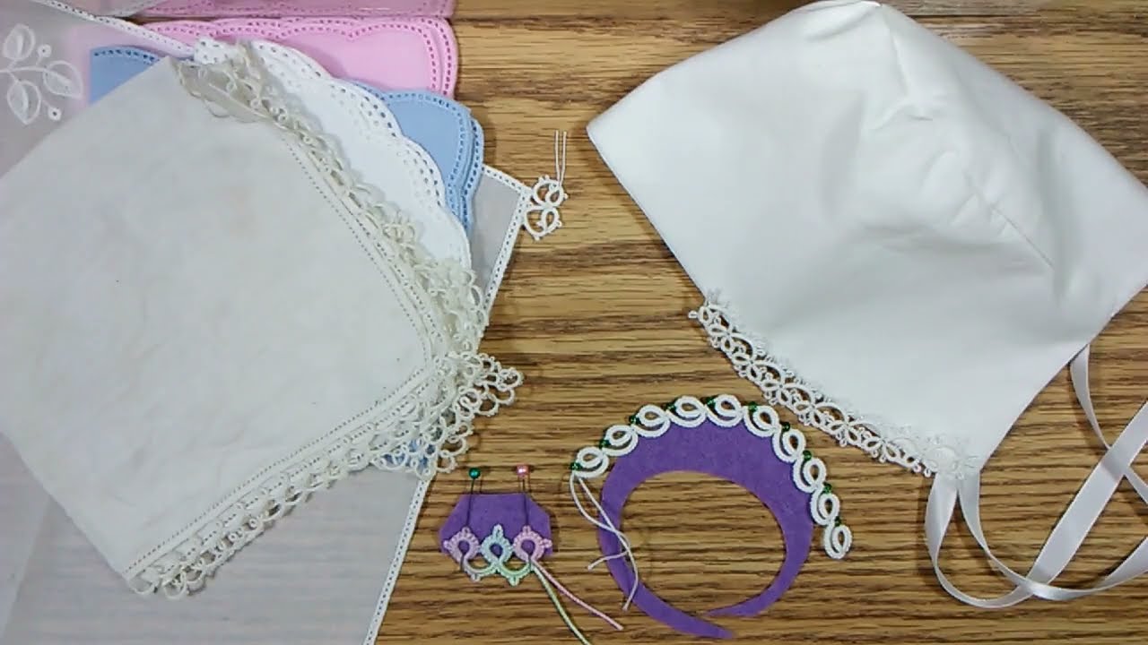 how to sew on tatted lace - part 1 - flat edgings