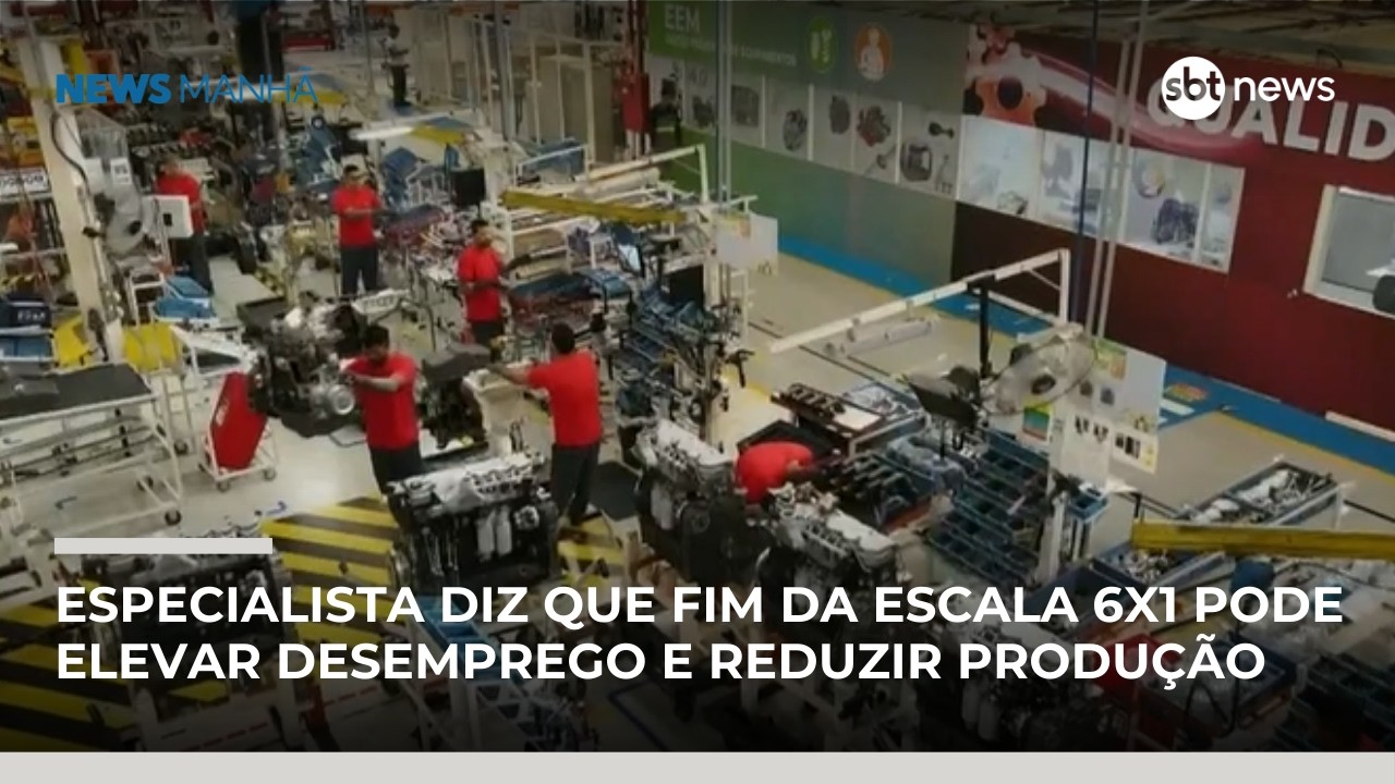 Especialista diz que fim da escala 6x1 pode elevar desemprego e reduzir produção | #NewsManhã