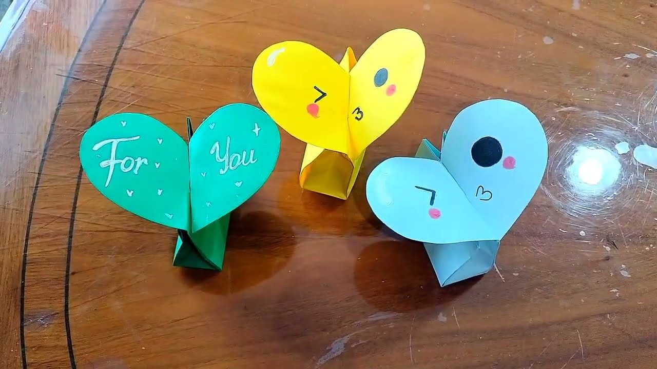 Оригами Пакетик | Упаковка в виде СЕРДЦА | Bag in the shape of a HEART
