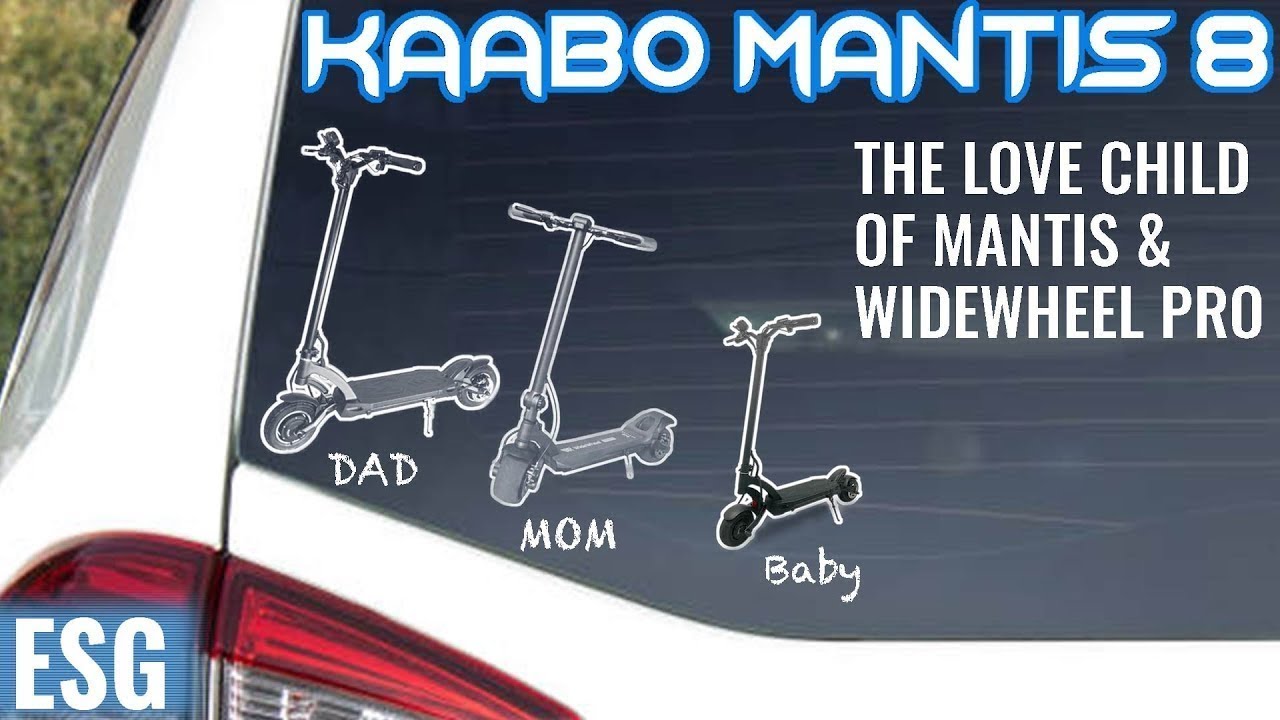 Kaabo Mantis 8 Review.  Best ride quality of any single motor electric scooter