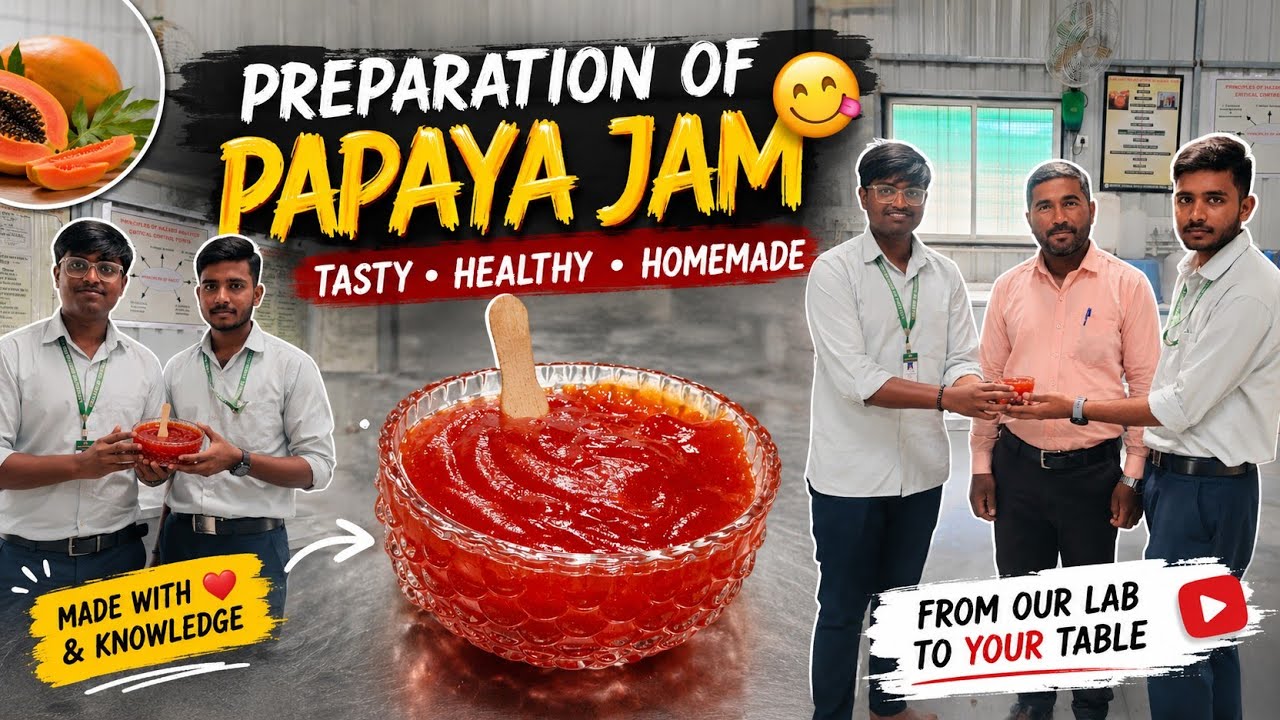 l Preparation of papaya jam l Papaya Fruit Jam 😋😋l Vlog 2 l The RoVam Diaries l