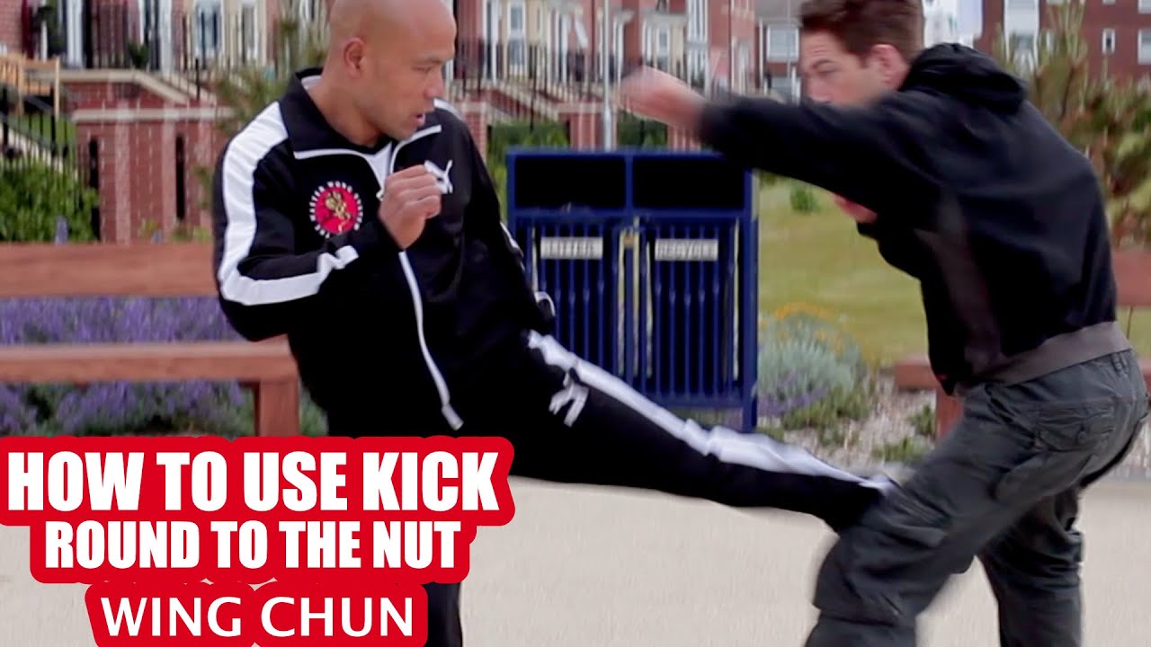 How to use the round kick to the nut | Wing Chun