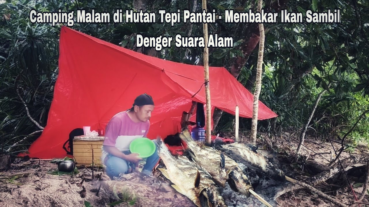 SURVIVAL AND FISHING MANCING DI LAUT HASIL LANGSUNG BAKAR MAKAN TEPI LAUT
