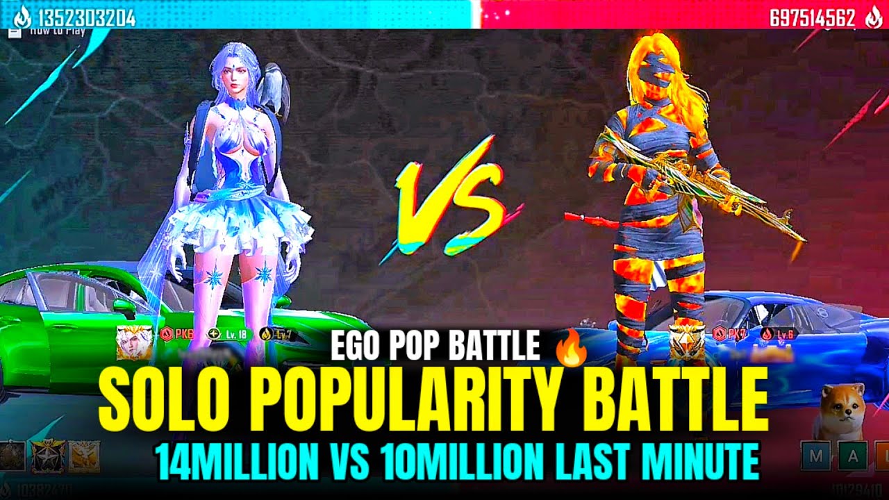 10M Snipe in Last 5min 🤯 | EGO Popularity battle 🔥 #popularitybattle #bgmi 