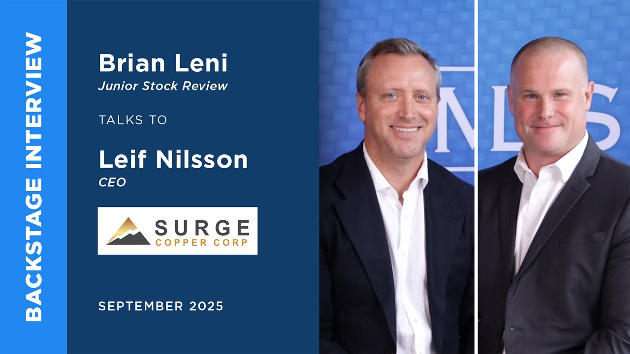 Leif Nilsson of Surge Copper Corp. talks to Brian Leni at the September Metals Investor Forum