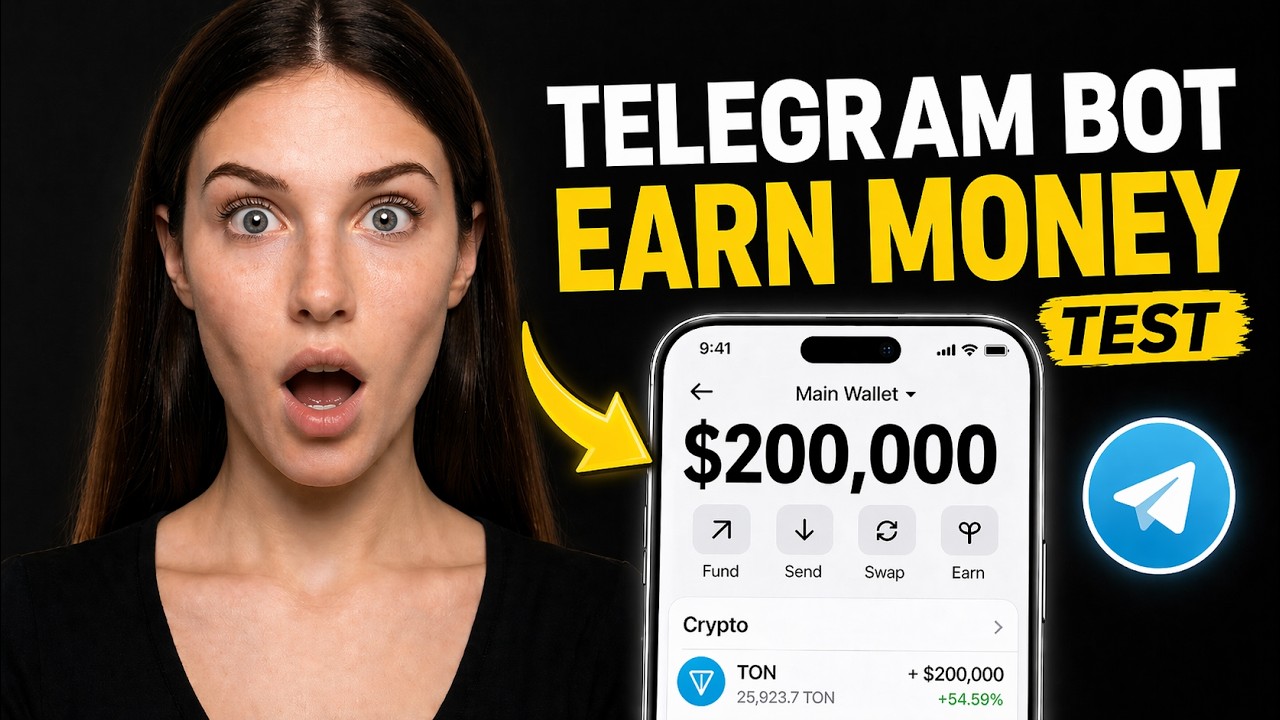 Telegram-бот EARN Money 2026 &mdash; Это реально? (Тест в реальном времени)