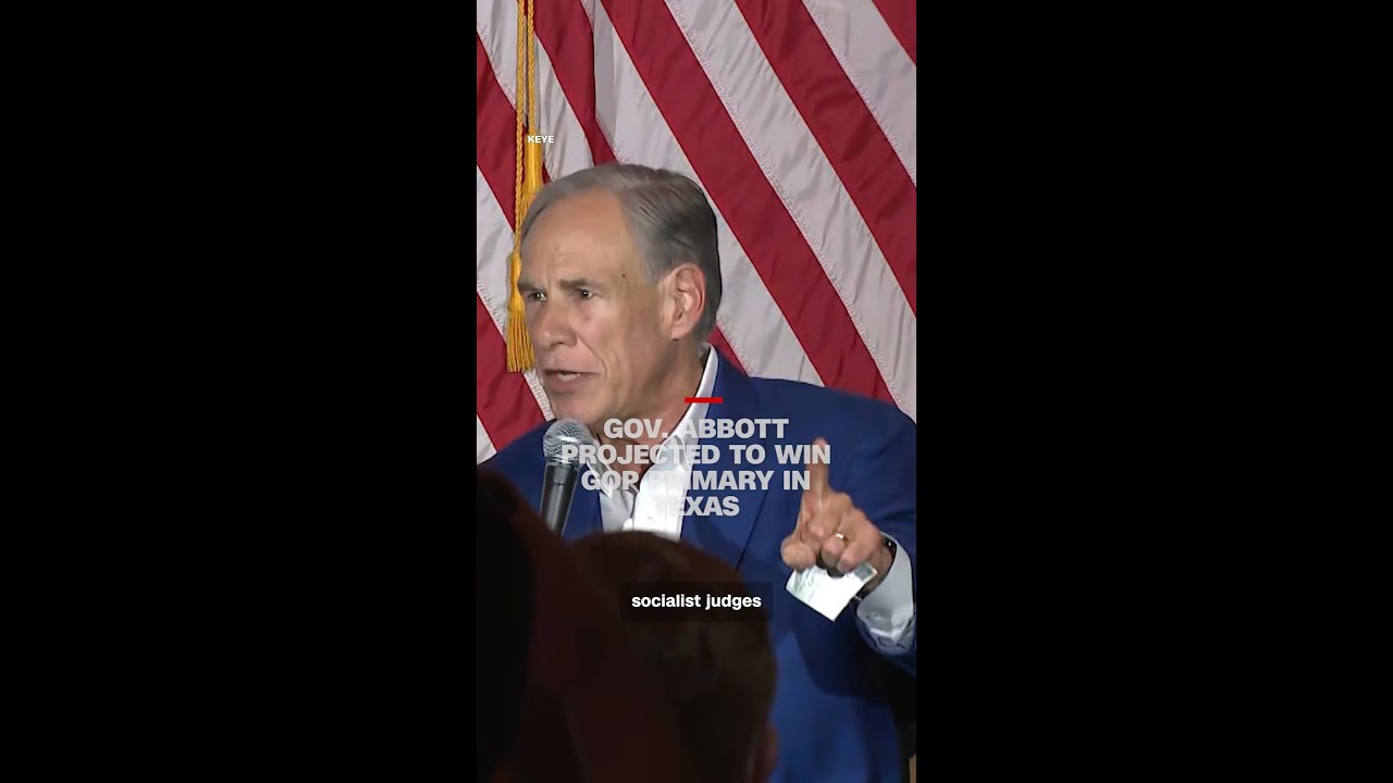Gov. Abbott projected to win GOP primary in Texas