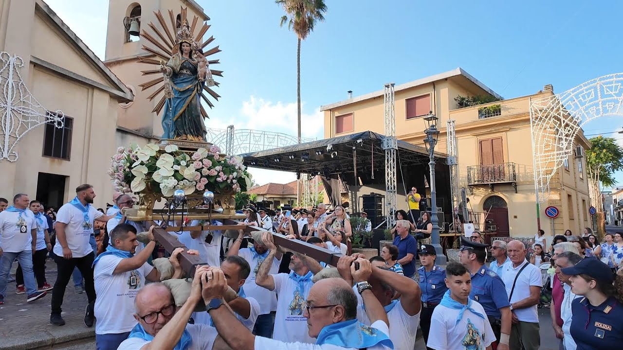 TAURIANOVA 16 LUGLIO 2025 MARIA SS DEL MONTE CARMELO DI GIOVANNI TOMARCHIO