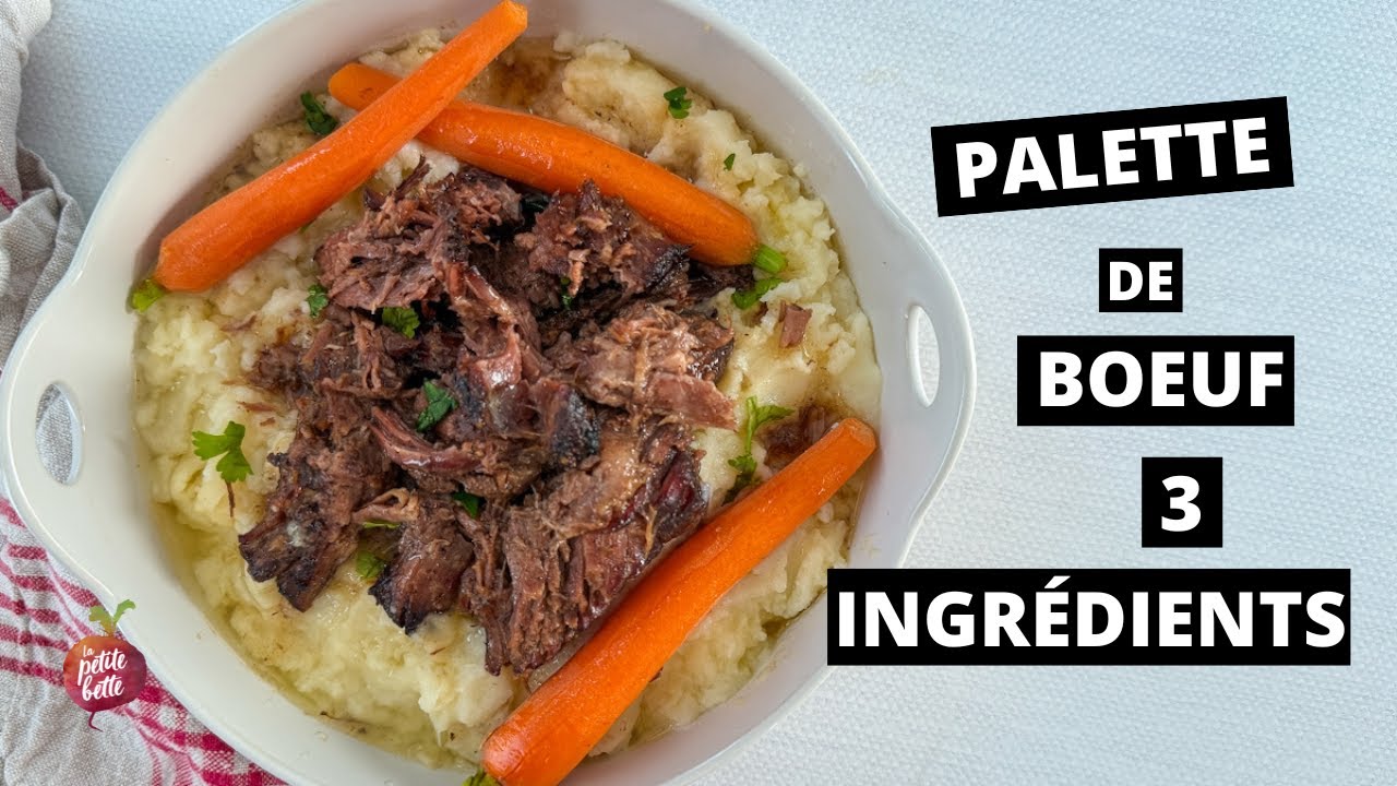 MEILLEUR RÔTI DE PALETTE DE BOEUF 3 INGRÉDIENTS